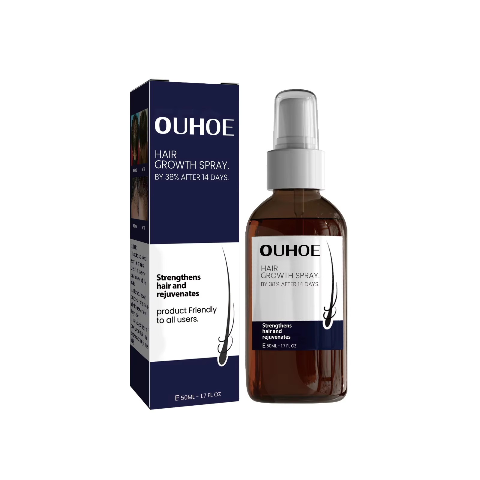 Hair Care Ouai - Semprotan Penumbuh Rambut Bergizi Pelembab Lebih
