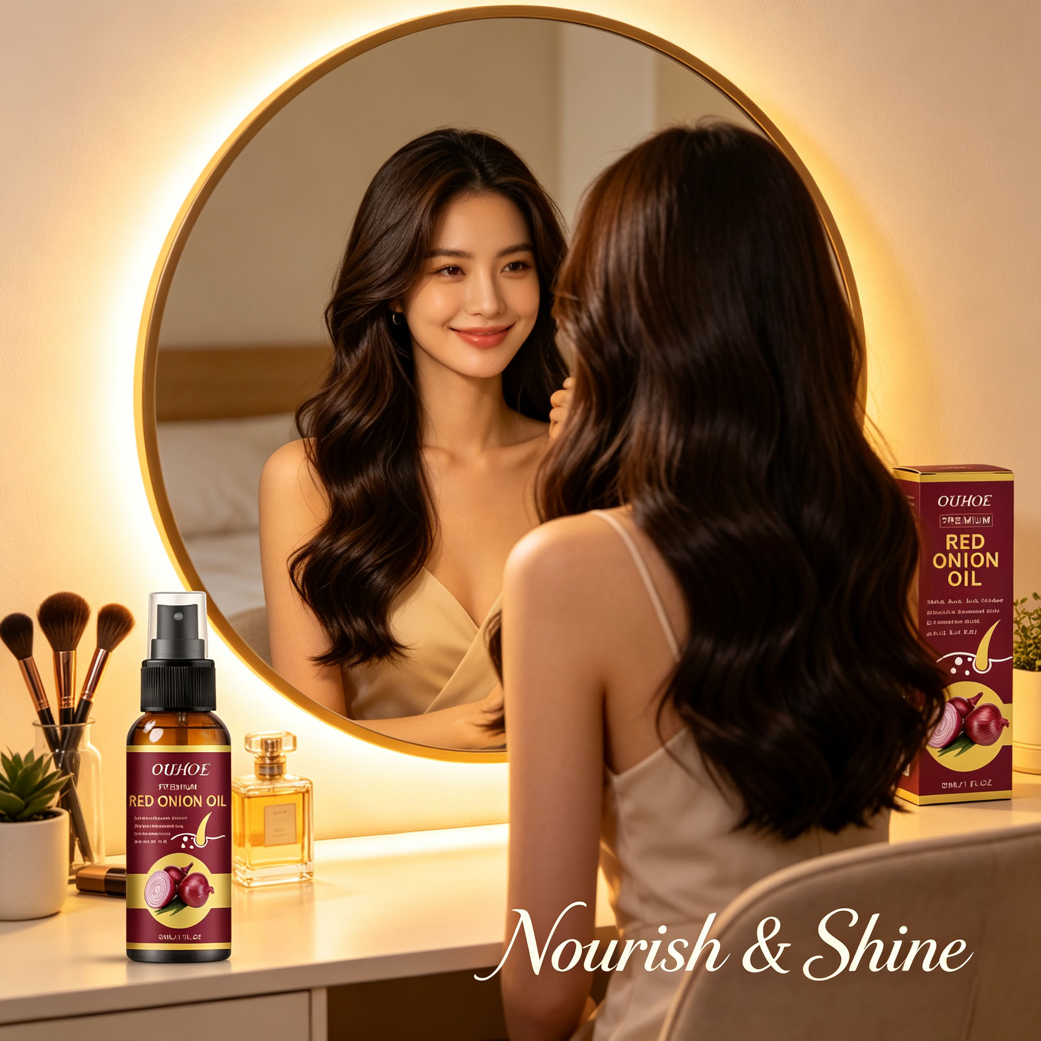 Serum Minyak Rambut Bawang Mer - Hair Care Ouai ulasan dan harga