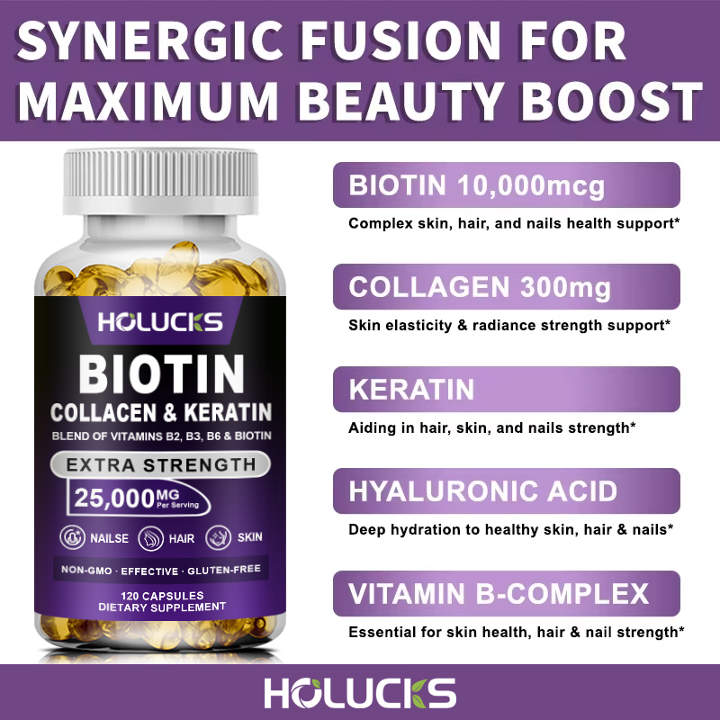Kapsul Biotin Kolagen & Kerati - Hair Care Capsule ulasan dan harga