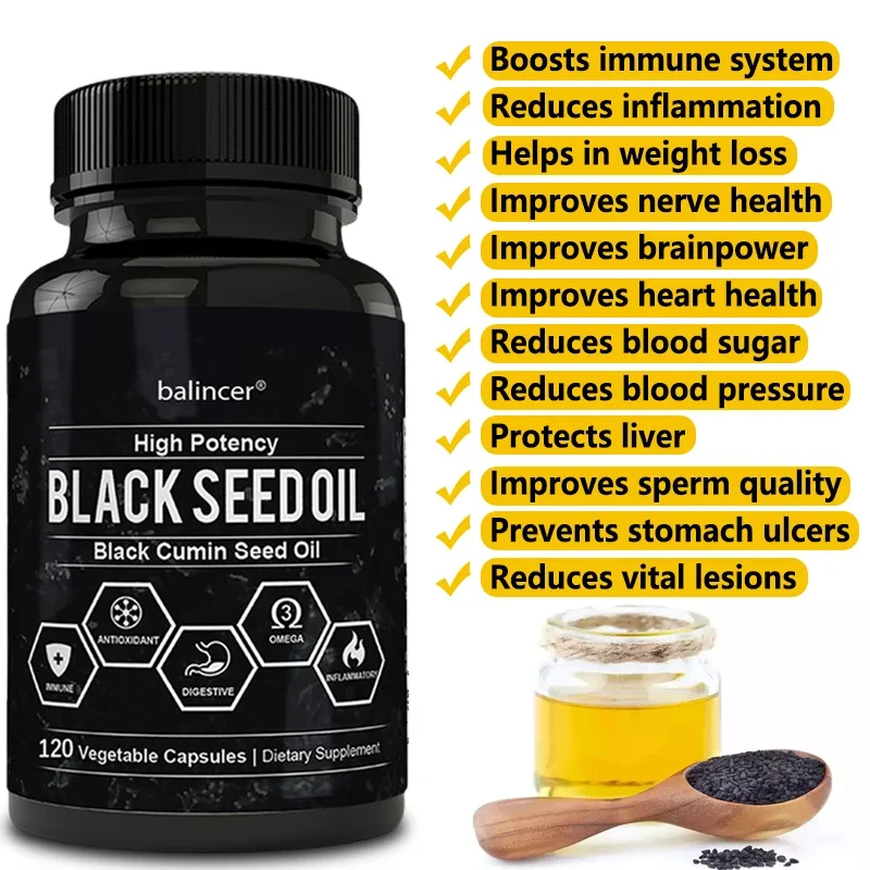 Minyak biji Jinten hitam-mendu - Hair Care Capsule ulasan dan harga