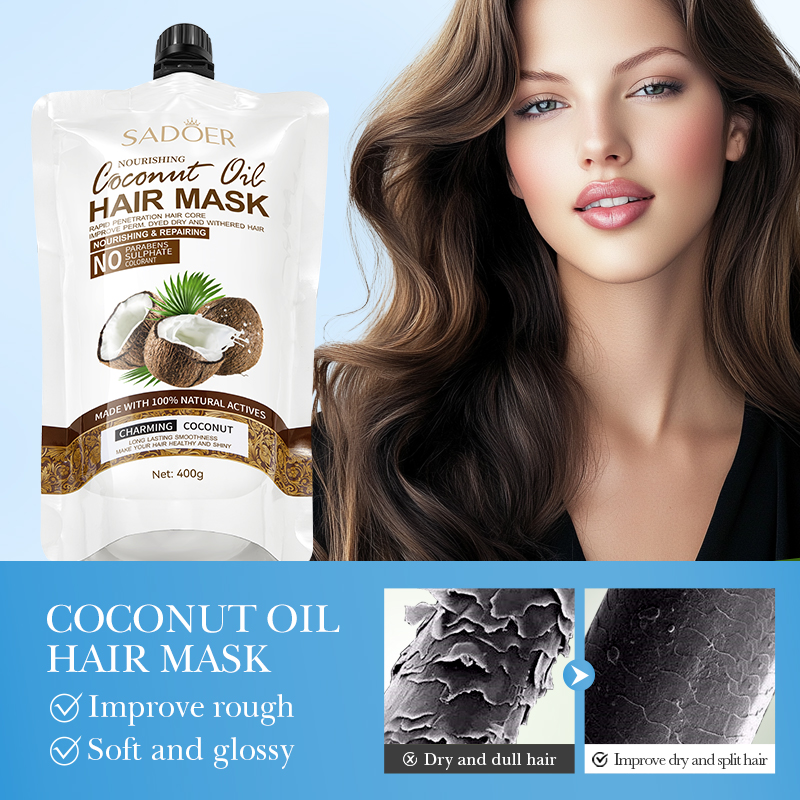 Masker Rambut Keratin Ajaib 5  - Hair Care Frizzy Hair ulasan dan harga