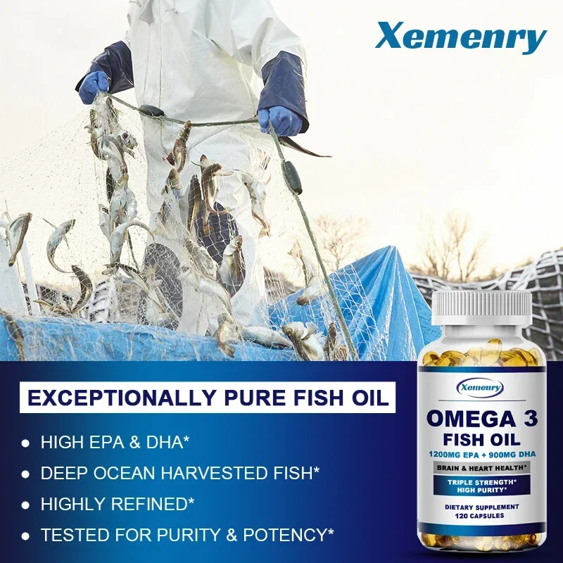 Minyak ikan Omega 3-mendukung  - Hair Care Capsule ulasan dan harga