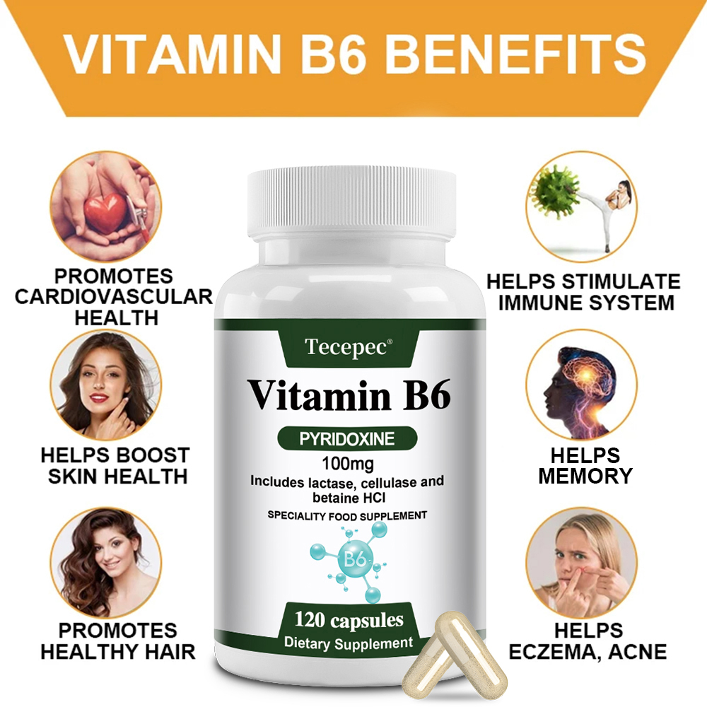 Kapsul Vitamin B6, Suplemen Vi - Hair Care Capsule ulasan dan harga
