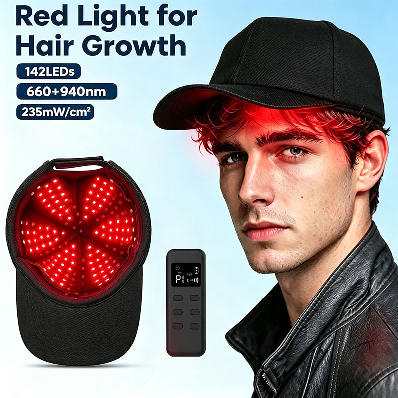 Topi Terapi Cahaya Merah LED U - Hair Care Frizzy Hair ulasan dan harga