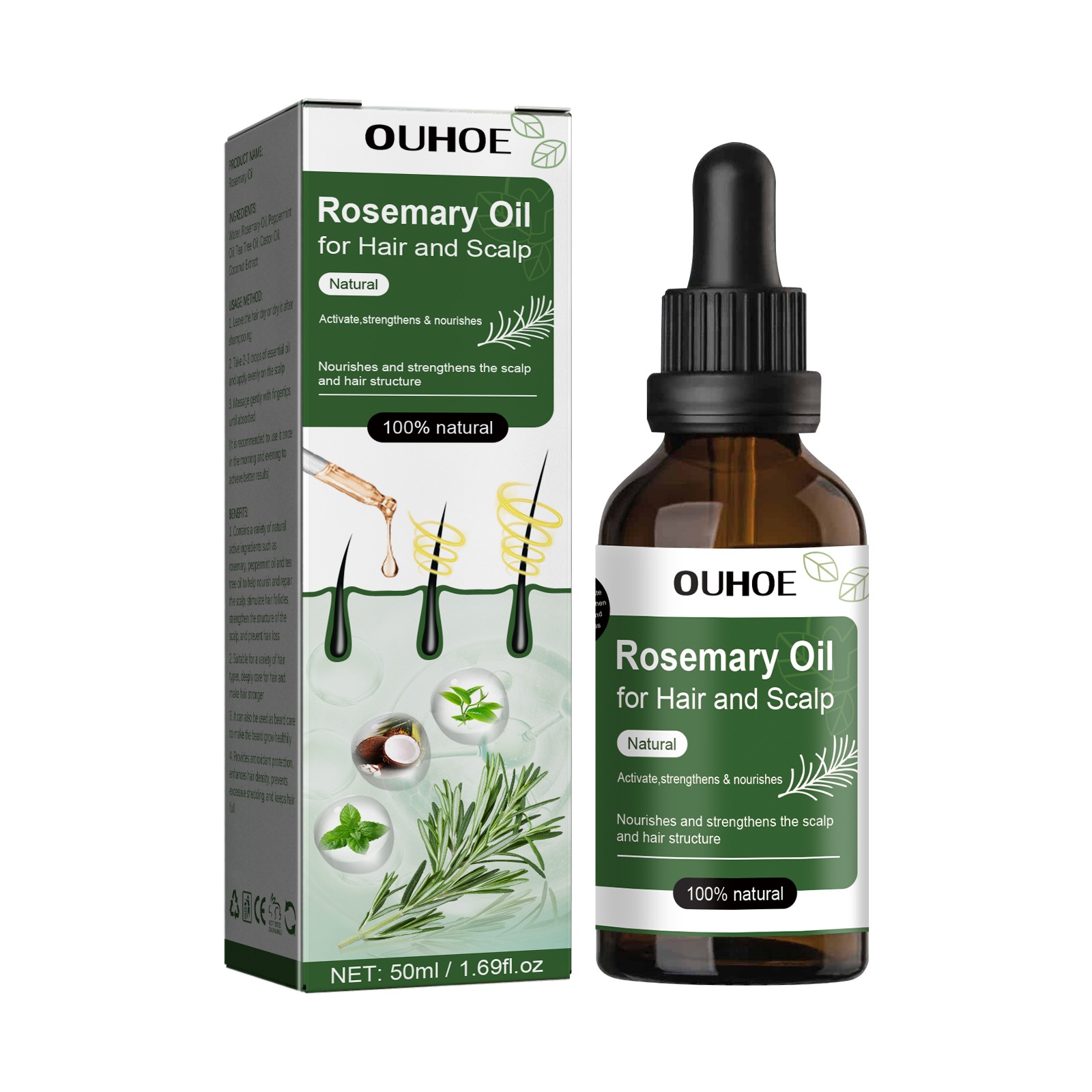 Minyak Rosemary untuk Pertumbu - Hair Care Ouai ulasan dan harga