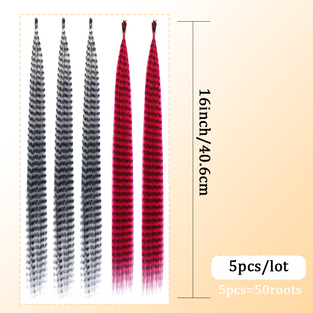 50Roots Ekstensi Rambut Bulu W - Feather Hair Extension ulasan dan harga