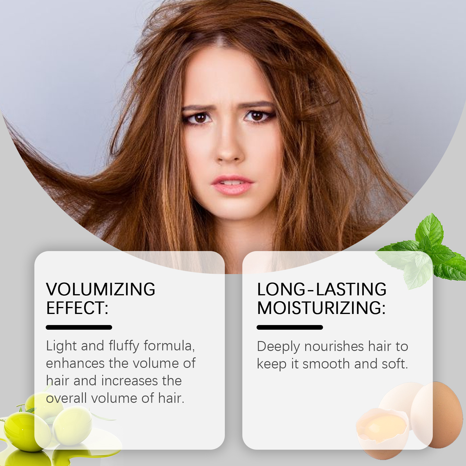 Minyak Rambut Ramuan Telur Men - Hair Care Frizzy Hair ulasan dan harga