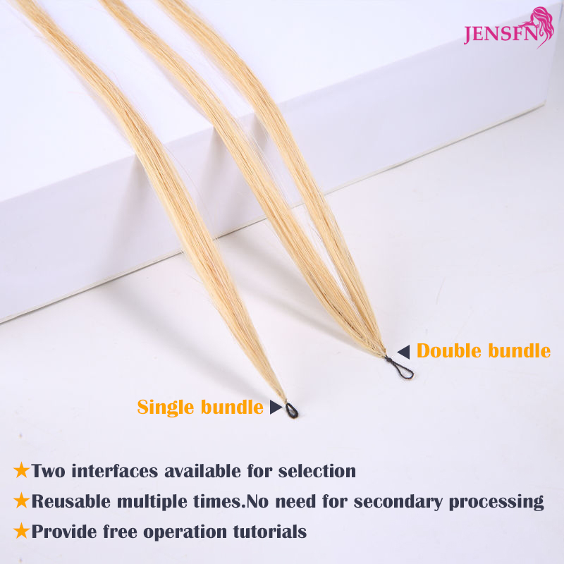 Bulu mikro lurus baru ekstensi - Feather Hair Extension ulasan dan harga