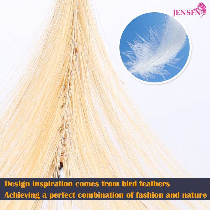 Bulu mikro lurus baru ekstensi - Feather Hair Extension ulasan dan harga