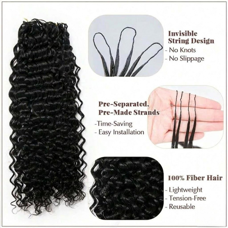 Ekstensi Rambut Sintetis Model - Feather Hair Extension ulasan dan harga