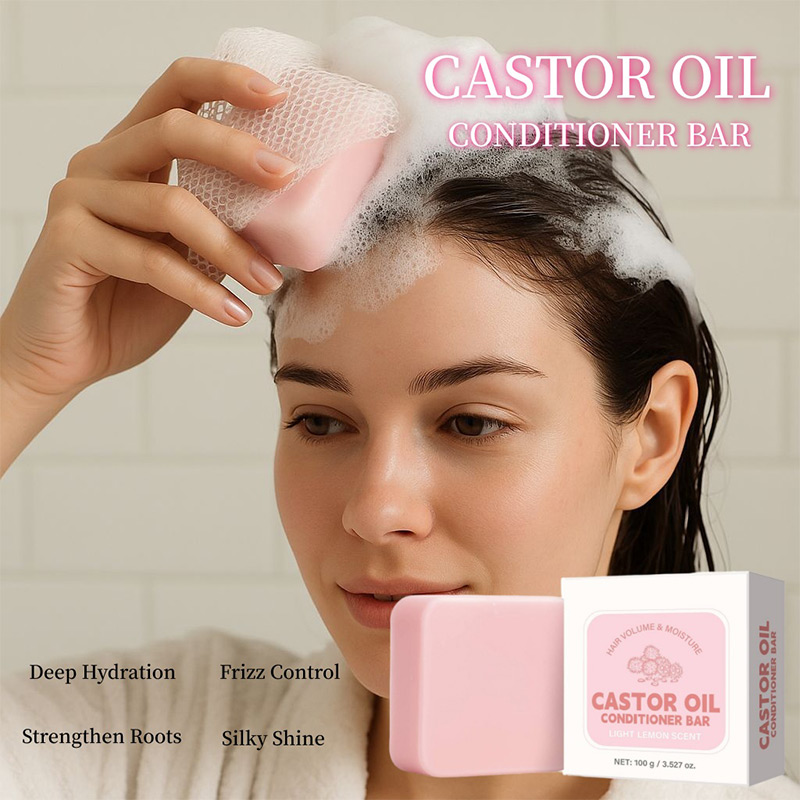 Sabun Kondisioner Minyak Jarak - Hair Care Frizzy Hair ulasan dan harga